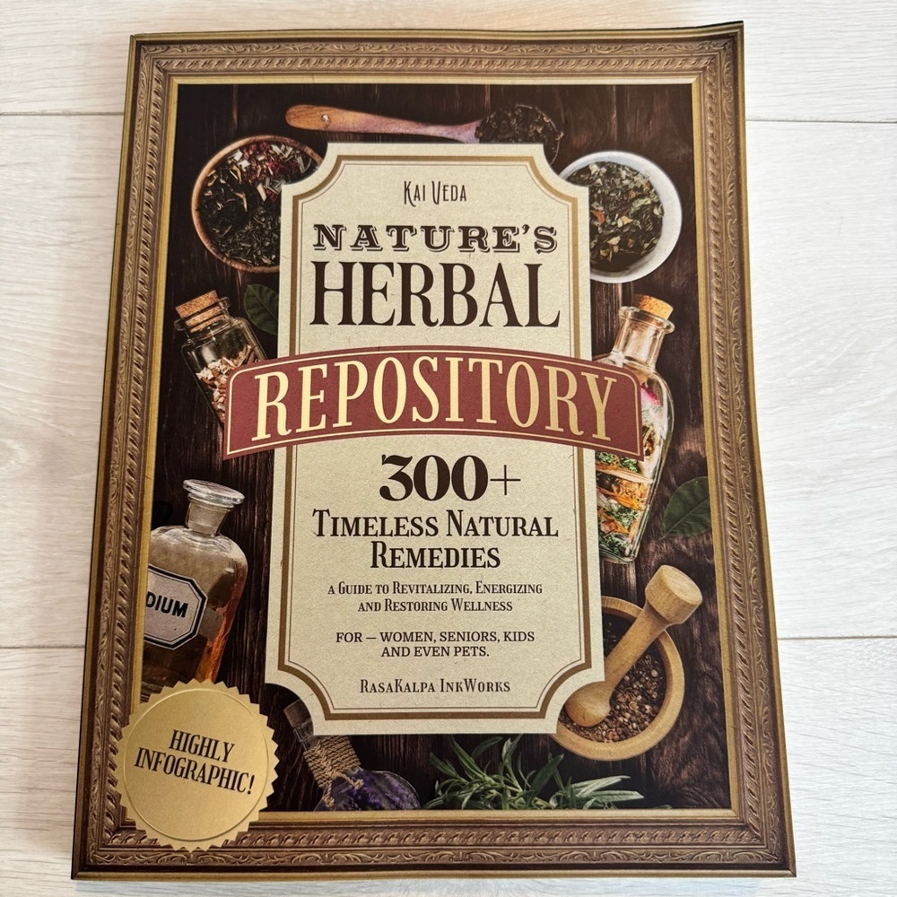 Nature's Herbal Repository Book Softcover